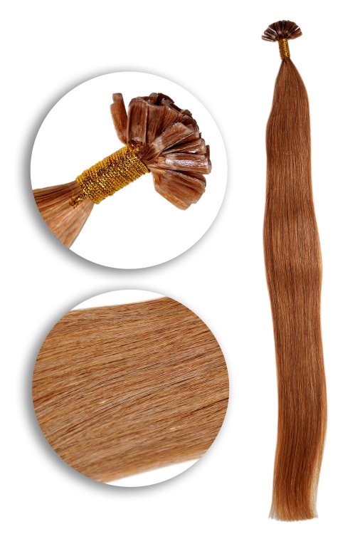 25 Keratin Bonding Hair Extensions aus 100% Echthaar #10