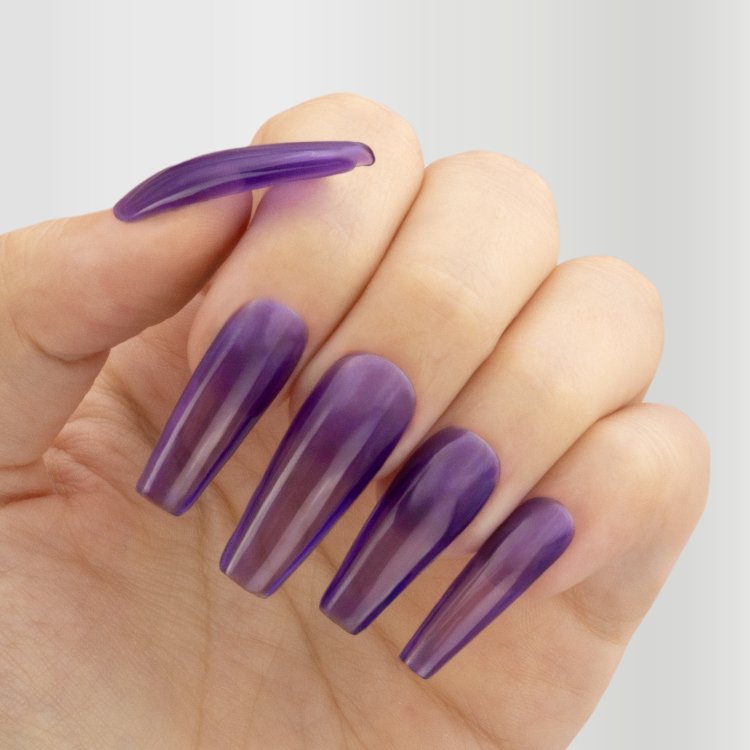 Shellac UV & Led Top Νο 345 Jelly Glas Effekt Violett, 10ml