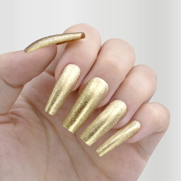 Shellac UV& Led No 100 Gold Glitter, 10ml