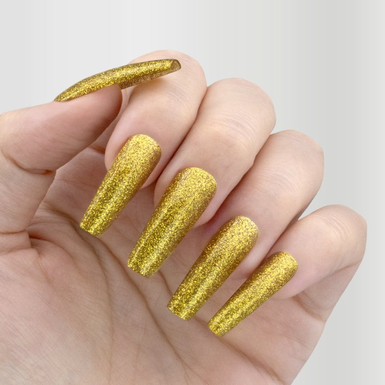Shellac UV& Led No 101 Gold Glitter, 10ml