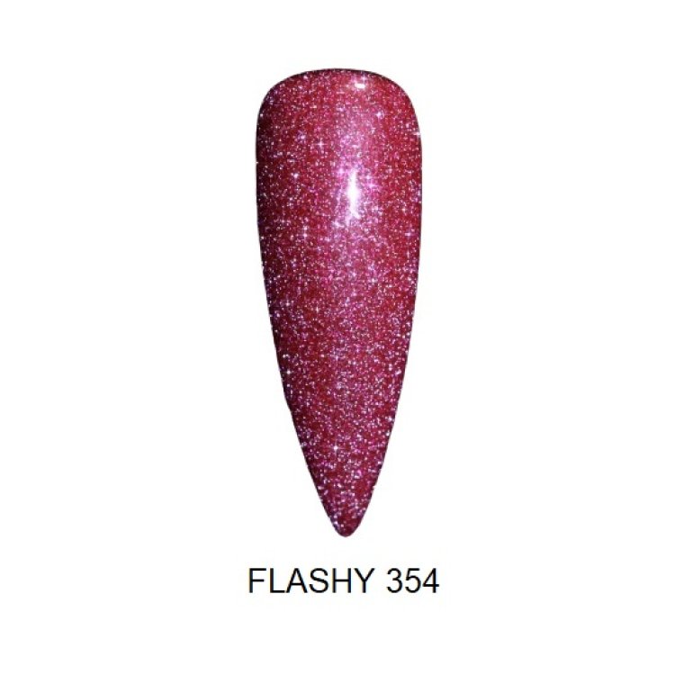 Shellac UV& Led No 354 Flashy Rosa/Fouchsia Glitter, 10ml
