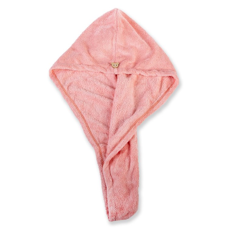 Haar-Handtuch Mikrofaser weich, rosa