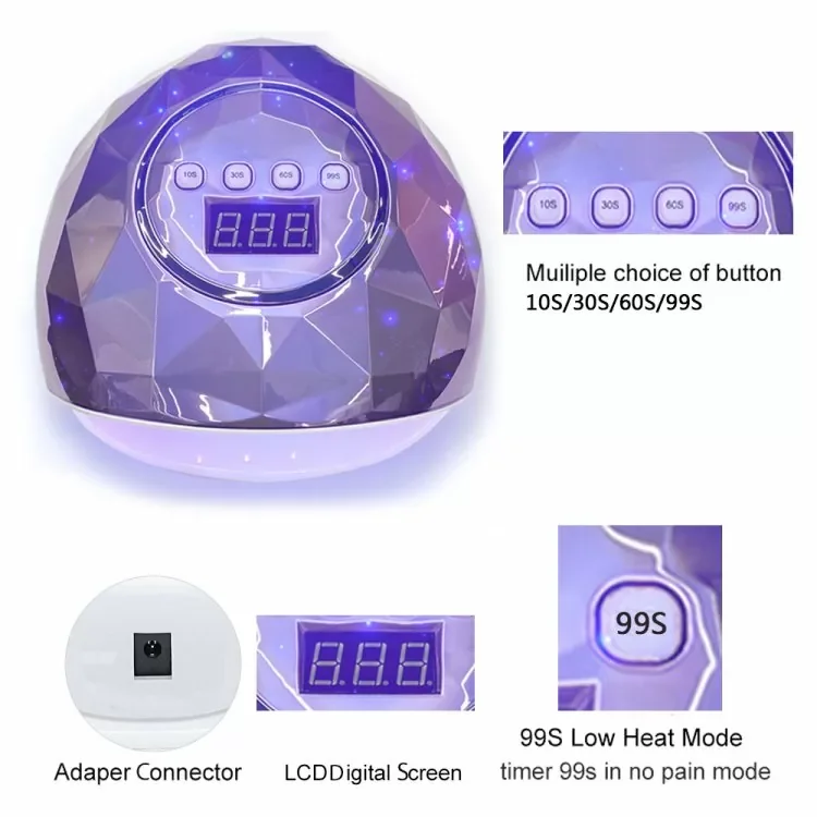 UV/LED Lichthärtungsgerät 86Watt F6 Smart 2.0, Lila