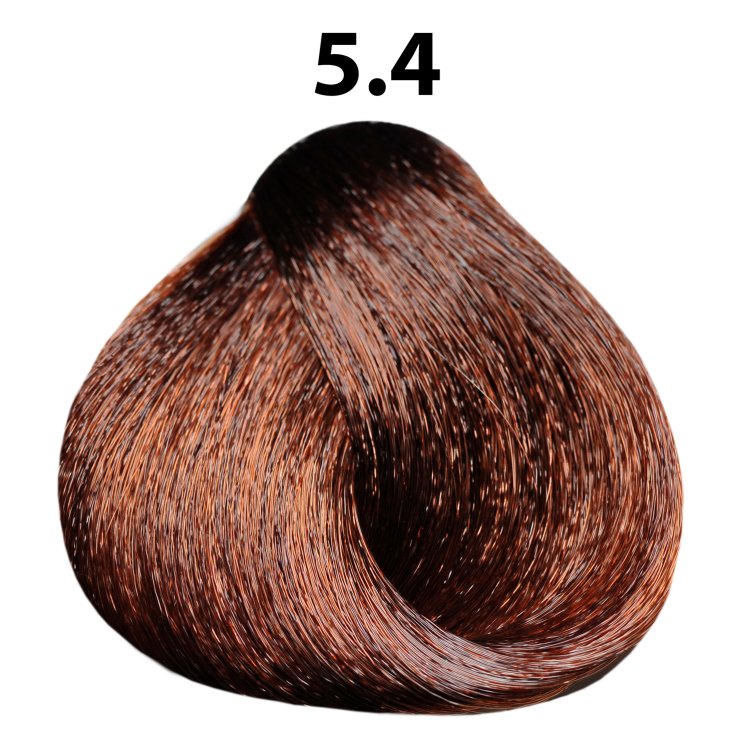 No 5.4 Haarfarbe  Hellbraun Kupfer 100ml