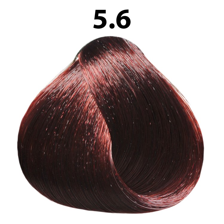No 5.6 Haarfarbe Hellbraun Rot 100ml