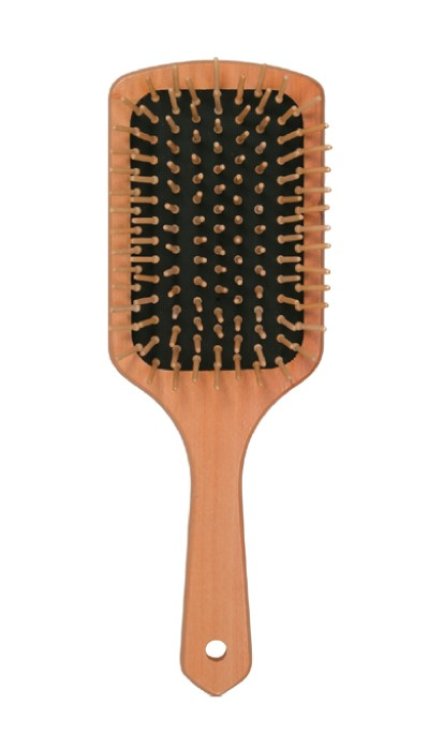 Große Paddle Holz-Haarbürste