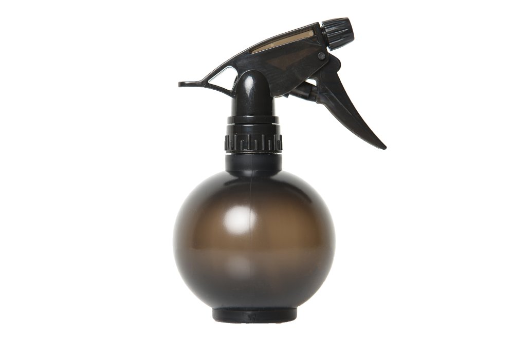 Wassersprühflasche Kugel Schwarz 300ml