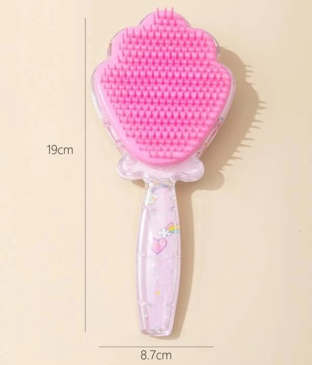 Einhorn-Haarbürste, rosa