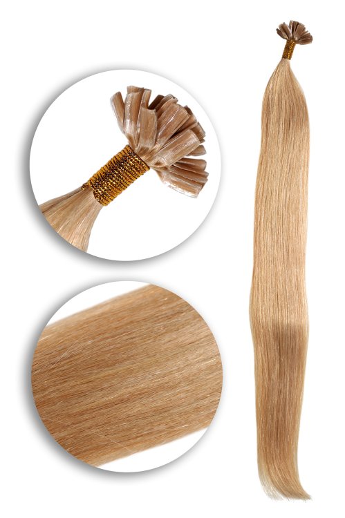25 Keratin Bonding Hair Extensions aus 100% Echthaar Blond #61