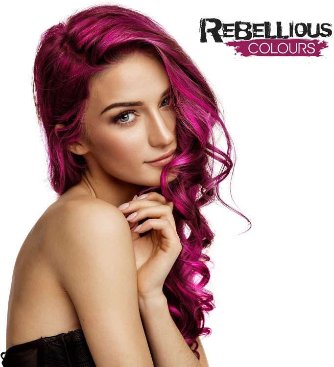Rebellious semi-permanente Haarfarbe Shocking Pink, 100ml