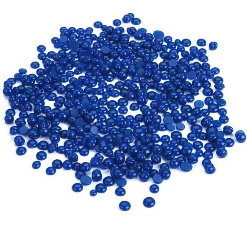 Warmwachs Perlen Blau Azulen, 500g