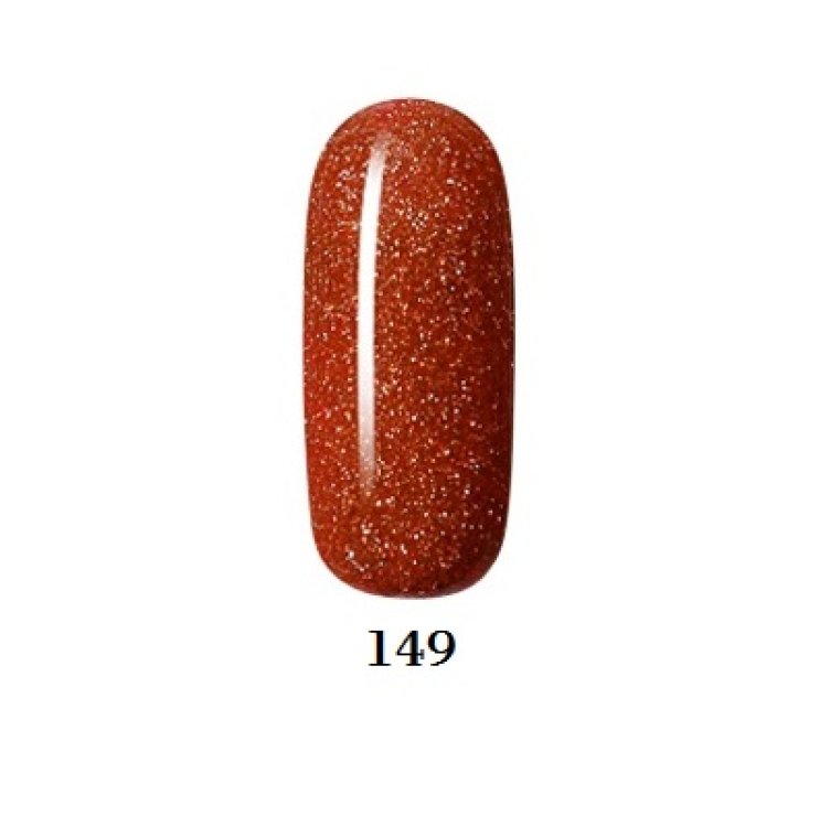 Shellac UV& Led No 149 Orange Rot Glitter, 10ml