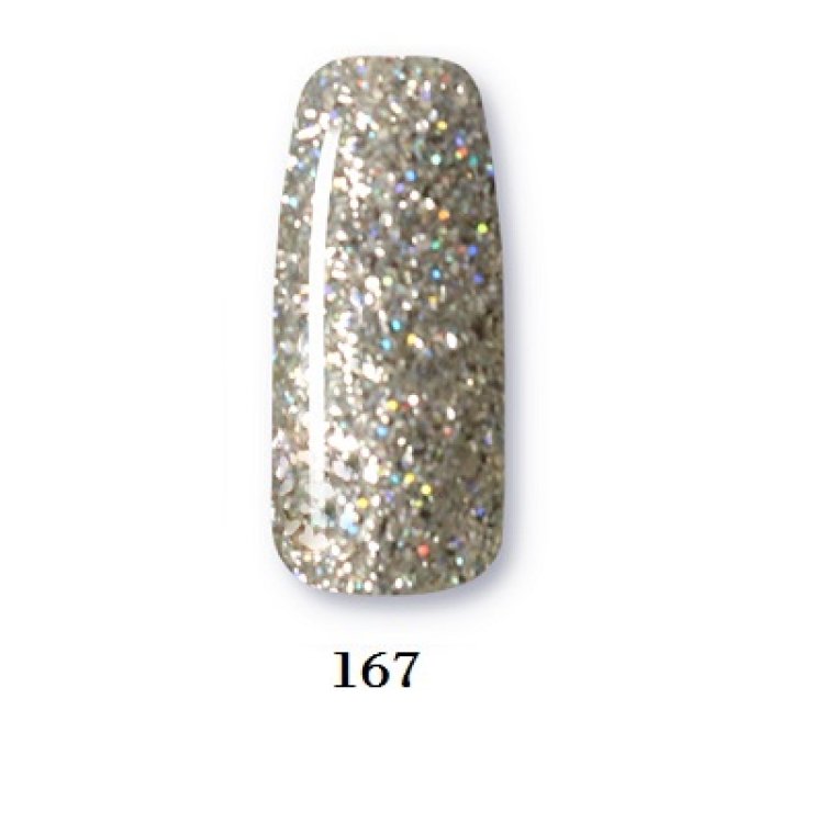 Shellac UV& Led No 167 Silber Glitter, 10ml