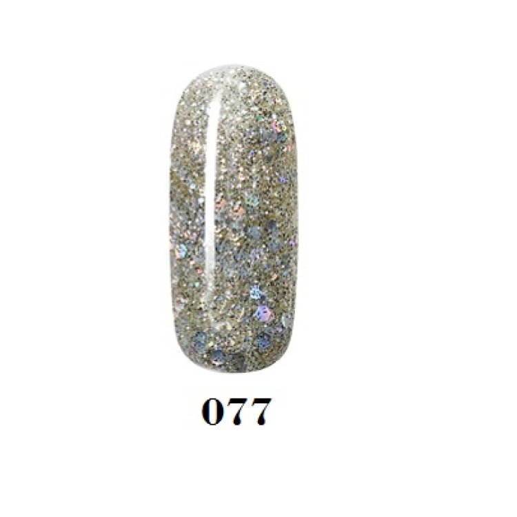 Shellac UV& Led No 077 Silber Glitter, 10ml