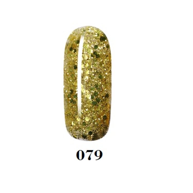 Shellac UV& Led No 079 Gold glitzer paiete, 10ml