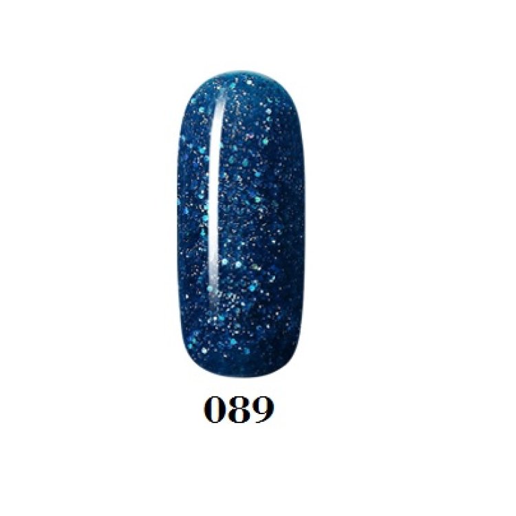 Shellac UV& Led No 089 Hellblau Glitter 10ml