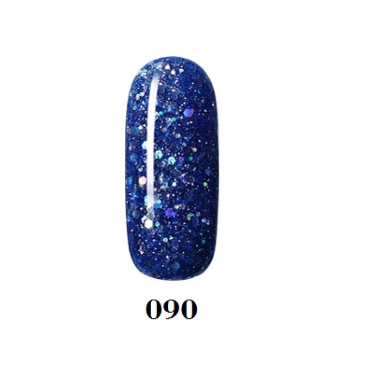 Shellac UV& Led No 090 Blau Glitter, 10ml
