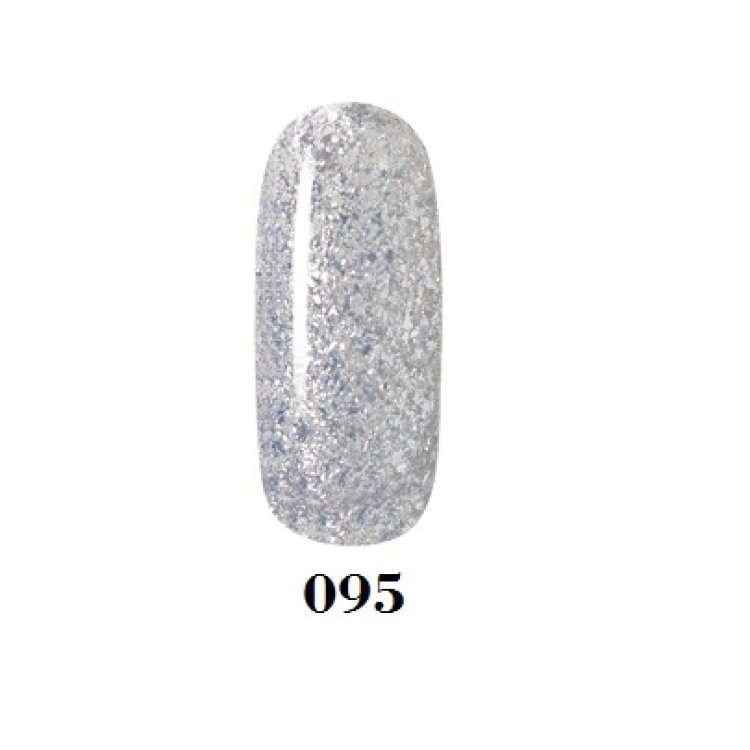 Shellac UV& Led No 095 Silber glitzer, 10ml