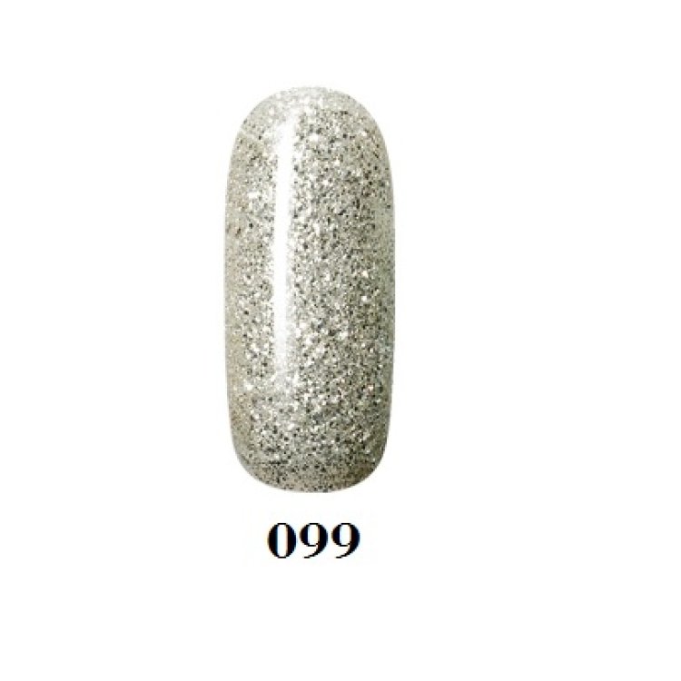 Shellac UV& Led No 099 Silber Glitter, 10ml