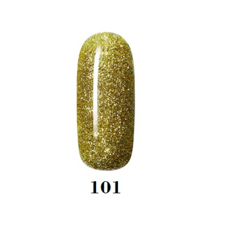 Shellac UV& Led No 101 Gold glitzer, 10ml