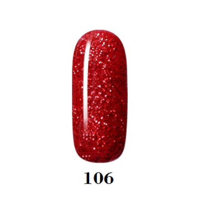 Shellac UV& Led No 106 Rot glitzer, 10ml