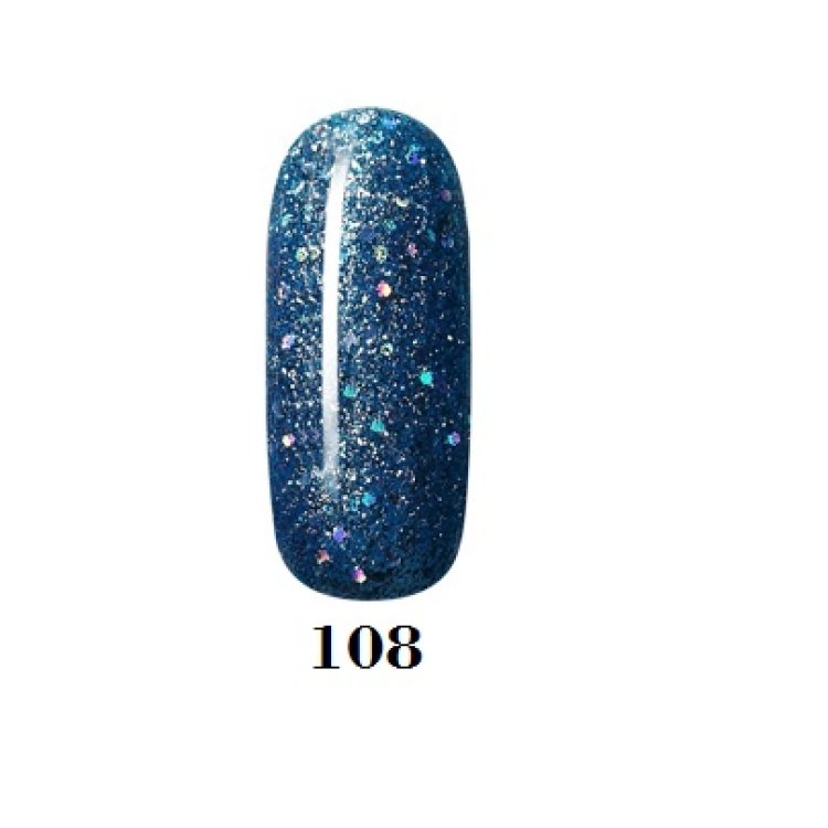 Shellac UV& Led No 108 Hellblau Glitter, 10ml