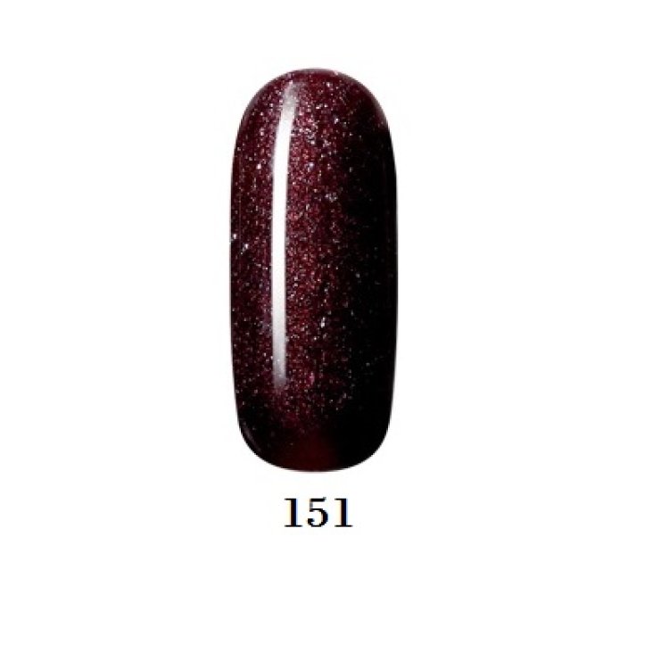 Shellac UV& Led No 151 Bordeaux Glitter, 10ml