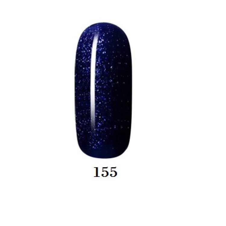 Shellac UV& Led No 155 Blau glitzer, 10ml