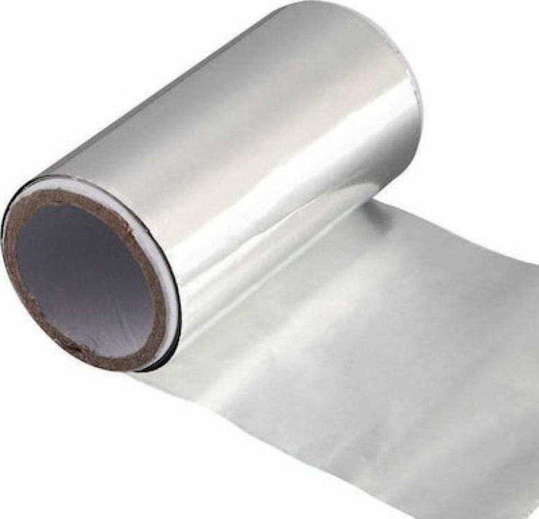 Aluminiumfolie silber, 1 Rollen