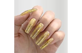 Shellac UV& Led No 079 Gold Glitter&Pailletten, 10ml