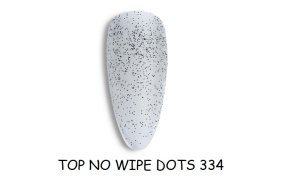 Shellac UV & Led Top Matte No Wipe Dots Νο 334, 10ml