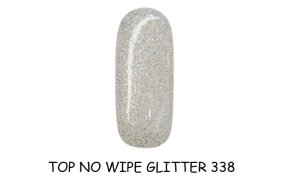 Shellac UV & Led Top No Wipe Glitter Νο 338, 10ml
