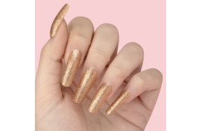 Shellac UV& Led No 102 Rosa-Gold Glitter, 10ml