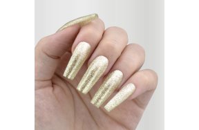 Shellac UV& Led No 266 Gold Glitter, 10ml