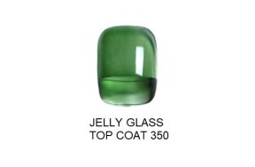 Shellac UV & Led Top Jelly Glass Νο 350 Grün, 10ml