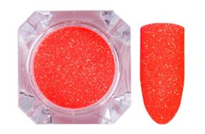 Glitterpulver Neon Rot Coral  2,5g