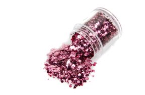 Glitterpuder & Pailletten mix rosa 10g