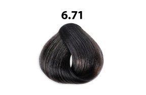 Haarfärbemittel Nr. 6.71 Dunkelblond Braun Asch, 100ml