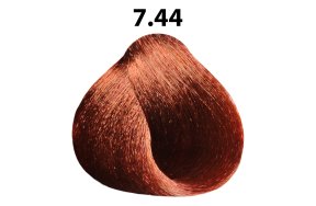 No 7.44 Haarfarbe Mittellblond tiefem Kupfer  100ml