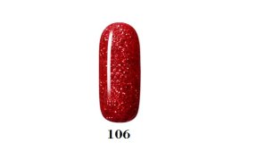Shellac UV& Led No 106 Rot Glitter, 10ml